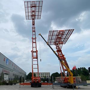 Plateforme de travail aérien intelligente sur chenilles avec élévateur hydraulique et table extensible pour travaux d'installation intensifs - Product Image 2