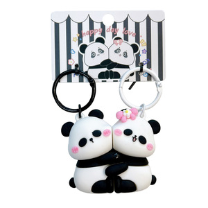 Llavero Magnético <span class=keywords><strong>de</strong></span> Panda Adorable con Diseño <span class=keywords><strong>de</strong></span> Muñeco <span class=keywords><strong>de</strong></span> Doble Cara para <span class=keywords><strong>Parejas</strong></span>, Colgante <span class=keywords><strong>de</strong></span> Bolso, Regalo - Product Image 2