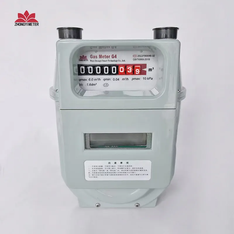 Misuratore di gas domestico/guscio in alluminio smart contatore del gas con nb-iot modulo supporta la lettura dei contatori a distanza senza fili g1.6
