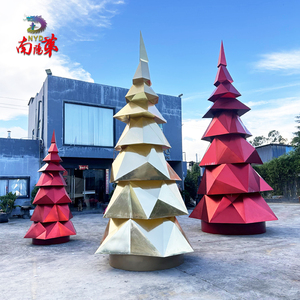 Décorations <span class=keywords><strong>de</strong></span> Noël en acrylique miroir, <span class=keywords><strong>sapin</strong></span> doré en acrylique pour les halls d'hôtels et les entrées <span class=keywords><strong>de</strong></span> centres commerciaux - Product Image 1