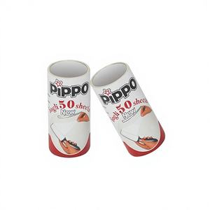 LOT de 2 PIÈCES DE REMPLACEMENT pour BALAI ADHÉSIF PIPPO MODÈLE 334888 pour CAPTURER CHEVEUX et POUDRE des VÊTEMENTS et des CANAPÉS 50 FEUILLES - Product Image 1