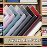 Papier artisanal enduit de qualité supérieure, imprimé de motifs floraux, imperméable, pour bouquets, emballage cadeau personnalisé, vente en gros