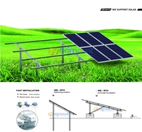 Conception en ligne Installation facile Support de montage solaire au sol Canal C Structures de support en acier pour système de montage solaire