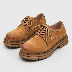 Botas Bajas para Hombre 2026, Estilo Workwear con Suela Gruesa, Zapatos Derby Casuales de Estilo Británico Vintage - Product Image 2