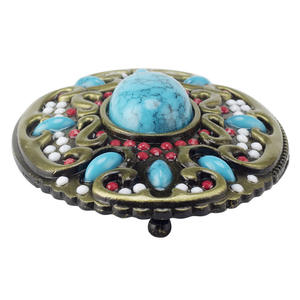 Fibbia per cintura turchese fibbie occidentali per fibbie per cinture in lamiera da donna progetta il tuo Design privato - Product Image 4