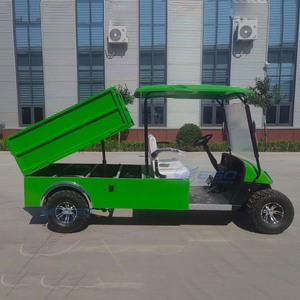 Carrito de Golf Eléctrico de 2 Plazas con Certificación CE, Color Verde, con Caja de Carga Cerrada y Resistente para Exportación - Product Image 5