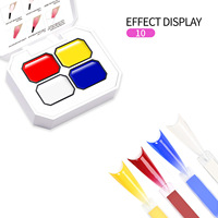 Paleta de Gel de 9 Colores con Efecto Degradado para Principiantes, Gel UV para Decoración de Uñas, Herramienta para Arte de Uñas, Gel para Patting