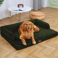 Coussin orthopédique en forme de U pour chien, imperméable, en mousse alvéolée, canapé pour animaux de compagnie, taille personnalisée, vente en gros d'usine OEM