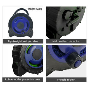 Carrete de <span class=keywords><strong>manguera</strong></span> de agua para jardín, soporte de <span class=keywords><strong>manguera</strong></span> retráctil montado en la pared, gran oferta, nuevo diseño - Product Image 5