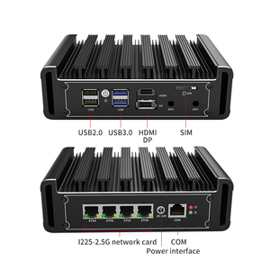 11th gen không quạt Mini PC I7 1165g7 i5 1135g7 4 * LAN 2.5g i226-V 1 * RJ45 Com pfsense mềm Router máy tính 4G Sim pfsense tường lửa - Product Image 4
