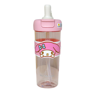 Bouteille d'eau de dessin animé Kulomi pour filles avec paille 500 ml, pour étudiantes, été - Product Image 4