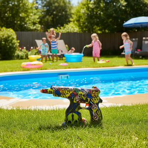 Pistola de agua eléctrica de 8000 Psi con disparo rápido de 0.28 segundos para niños, diversión al aire libre - Product Image 2