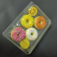 Boîte en plastique transparente d'ANIMAL FAMILIER Offres Spéciales pour la nourriture et le conteneur d'emballage de boulangerie pour l'emballage alimentaire
