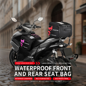 Tas Tangki Motor Anti Air MOTOCENTRIC, Tas Jok Belakang Serbaguna, Penyimpanan Berkendara Motor Universal, Aksesoris Perjalanan Motor - Product Image 2