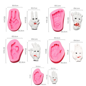 Silicone <b>Hand</b> <b>Mold</b> For Cake Decorating 45g Non Toxic Halloween Fondant <b>Molds</b> Style 1 - Product Image 5