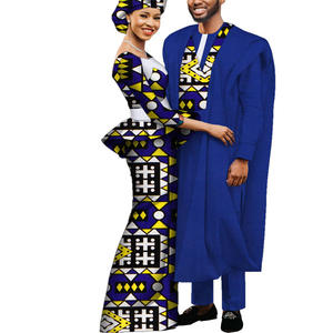 Service personnalisé vêtements africains hommes <span class=keywords><strong>Agbada</strong></span> 3 pièces ensemble chemise pantalon avec broderie vêtements Dashiki - Product Image 6