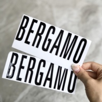 Étiquettes de transfert métalliques personnalisées avec logo, imperméables, forte adhérence, pour boîte cosmétique et autocollant d'étiquette en cristal pour entreprise