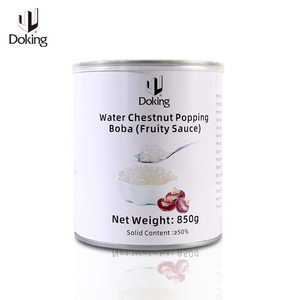 Doking 0.85kg Vente à chaud Nouveau produit Perles de tapioca avec sucre Châtaigne d'eau Popping Boba pour Bubble Tea Ingrédients - Product Image 6