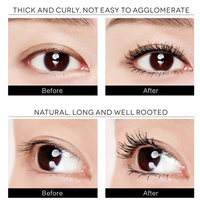 Mascar Volume Artistique Vegan de Marque Privée Étanche 4D Big Eye Noir pour Mascara avec Caractéristique Bouclée Forme Liquide