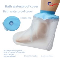 Housse de protection imperméable en silicone de type anneau pour plâtre corporel (bras et jambes) - Usage médical, pour adultes et enfants, Manchon de protection de Classe I pour la douche