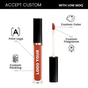 Vente en gros <span class=keywords><strong>de</strong></span> gloss à lèvres personnalisés avec logo, label privé, rouge à lèvres mat <span class=keywords><strong>velours</strong></span> - Product Image 5