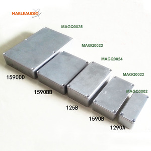 Vỏ hộp hợp kim nhôm mini di động cho bàn đạp hiệu ứng guitar Mable <span class=keywords><strong>Audio</strong></span> MAGQ0024 125B 120x66x40mm - Product Image 3