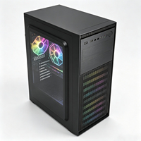 Châssis d'ordinateur haute performance fourni par l'usine, ATX, mATX, ITX, 7 emplacements PCI, 2 disques durs, 3 SSD, adapté pour un usage quotidien au bureau.