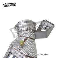 Tuyau de descente de collecteur d'échappement pour Mercedes-Benz AMG GT53 GLE53 E53 3.0T 2020-2024 100/200/300 Silencieux Street Cat à haut débit