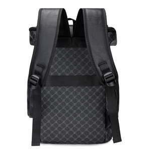 Personalized Pu Leather <strong>Backpack</strong> <strong>Brown</strong> Waterproof Pu Expend Design Custom logo Men <strong>Backpack</strong> - Product Image 4