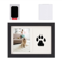 2025 Offre Spéciale Pop Pet Cadeau Chien Chat Pawprint Pet Souvenir Cadre Photo Avec Argile Empreinte Kit