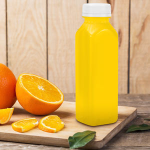 Botella de jugo cuadrada, 16oz, <span class=keywords><strong>500</strong></span> <span class=keywords><strong>ml</strong></span>, <span class=keywords><strong>PET</strong></span>, transparente, vacía, <span class=keywords><strong>500</strong></span> <span class=keywords><strong>ml</strong></span>, de plástico, venta al por mayor - Product Image 3