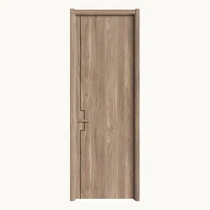 Hot Sale Environmental Protection Waterproof Luxury Solid Natural Wood Door Interior Luxury Villa Wooden Doors