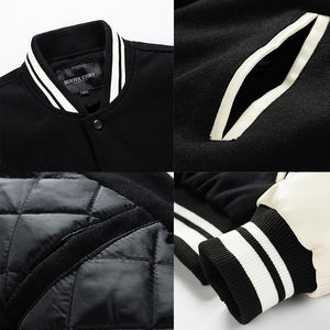 Op Maat Gemaakte Hoge Kwaliteit Print Heren <span class=keywords><strong>Baseball</strong></span> Jack Heren Tricksuit Geborduurd Logo Patchwork Jas - Product Image 3