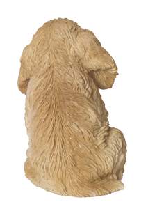 Estatua de <span class=keywords><strong>Cocker</strong></span> <span class=keywords><strong>Spaniel</strong></span> Color Crema, Figura de Perro Realista de Resina, Decoración para el Hogar, Regalo Conmemorativo para Amantes de los Perros - Product Image 5