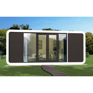 <span class=keywords><strong>Apple</strong></span> Cabin 20ft 40ft Exterior Moderno Pop Space Pod Deslizante <span class=keywords><strong>Apple</strong></span> Cabin Container Casa Prefab <span class=keywords><strong>Home</strong></span> <span class=keywords><strong>Apple</strong></span> Flotante - Product Image 5