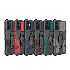 Rugged lai chống sốc từ khung trường hợp đối với Infinix thông minh 7 6 5 4/Lưu ý 11 Pro/Hot 12 / 11 chơi với vành đai Clip Bìa - Product Image 6