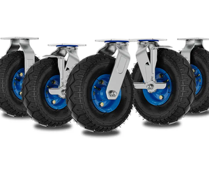 <span class=keywords><strong>Roue</strong></span> pivotante pneumatique à air comprimé Hanak, capacité <span class=keywords><strong>de</strong></span> charge <span class=keywords><strong>de</strong></span> 150 kg, 6/8/10 pouces, pour brouettes - Product Image 3