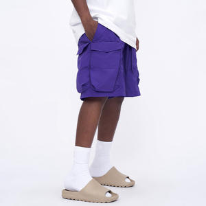 Printemps été nouveaux hommes 100% Nylon poche Shorts séchage rapide respirant vêtements de travail en plein air cordon taille moyenne Shorts - Product Image 2