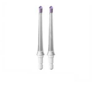 Buse pour irrigateur dentaire, 2 pièces, remplacement violet pour usage domestique, accessoire de nettoyage dentaire en plastique - Product Image 2