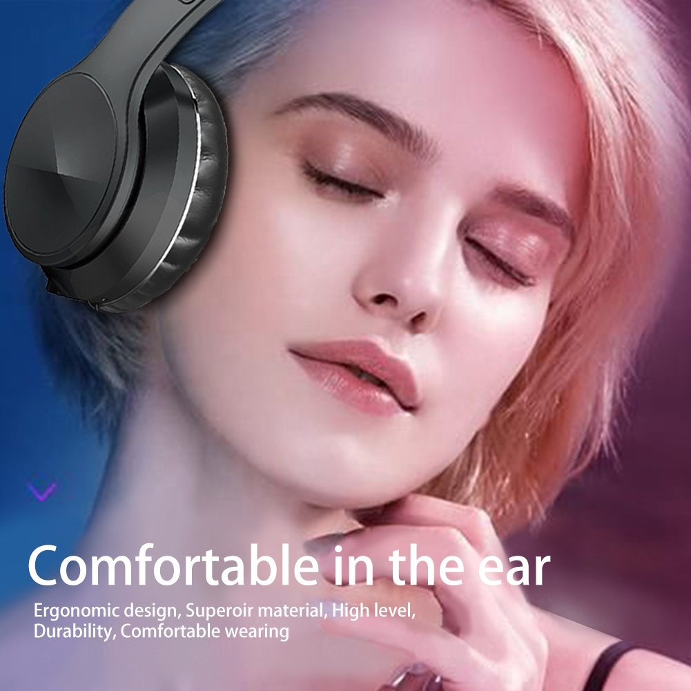 Design de mode Confortable Contrôle Du Volume Casque Serre-Tête Sans Fil