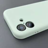 Étuis de téléphone portable en Silicone résistant à l'huile pour iPhone 16 Pro Max 15 Plus 14 13 Pro housses de téléphone portable protecteur de caméra mode