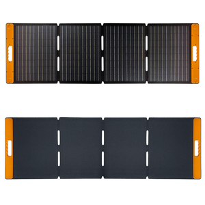 Oferta Especial: Paneles Solares Plegables Negros de 100W con 21% de Eficiencia, Diseño Impermeable para Acampar al Aire Libre y Uso Portátil - Product Image 2