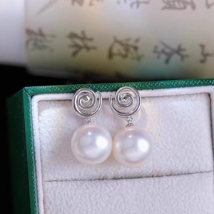 Accessoires en argent S925 pour la création de bijoux, perles de 8 à 13 mm, 22322, porte-oreilles vide pour la décoration de boucles d'oreilles en spirale anti-moustiques - Product Image 3