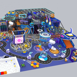 Construction en acier d'ingénierie <span class=keywords><strong>de</strong></span> qualité commerciale avec équipement <span class=keywords><strong>de</strong></span> jeu souple pour pépinière pour une zone dédiée aux tout-petits - Product Image 5