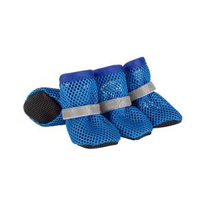 Calcetines de malla de lujo para mascotas, antideslizantes, transpirables, resistentes al desgaste, suaves y reflectantes, cubrepatas protectores para perros de verano - Product Image 6