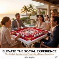 Mesa de Mahjong Portátil Plegable, Mesa de Juego Cuadrada Profesional, Estilo Maletín Ligero para Campamentos, Picnics y Eventos Sociales