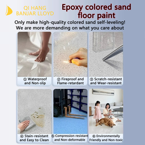 Một cửa dịch vụ Epoxy terrazzo màu cát tự san lấp mặt bằng sàn sơn Hệ Thống Màu cát thạch anh Epoxy lớp phủ sàn - Product Image 5