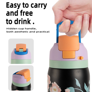 Nueva Botella de Agua Deportiva de Acero Inoxidable de Doble Pared y Aislamiento al Vacío de 24 oz, con Logotipo Personalizado, Termo a Prueba de Fugas - Product Image 3