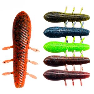 WEIHE appâts de pêche en PVC pour la pêche au bar à naufrage lent leurre de pêche en plastique souple avec granulés de sel - Product Image 1