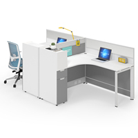 Meilleures ventes de mobilier de bureau moderne, poste de travail modulaire pour 4 personnes, bureau de bureau